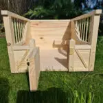 Crafty Ponies Paardenstal Hout met open staldeur