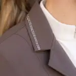 Kristal steentjes kraag Harry's Horse Wedstrijdjas EQS Ivory Bruin