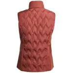 Achterzijde Kingsland Sia dames bodywarmer brown hot choclate