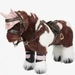 Sfeerfoto Toy Pony zadel LeMieux bruin