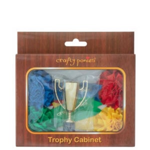 Crafty Ponies Trophy and Rosette Set