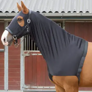 Harry's Horse Borstbeschermer Met Hals En Masker Lycra Zwart