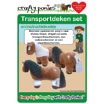 Anleitungsheft Crafty Ponies Transportdecken-Set Rosa