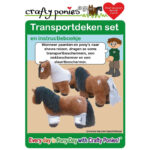 Anleitungsheft Crafty Ponies Transportdecken-Set Grau
