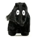 Voorzijde Lifestyle Crafty Ponies paardenknuffel zwart met zwarte manen