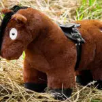 Foto lifestyle Crafty Ponies basis zadel zwart