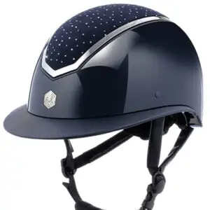 EQX Kylo Crystal Wide Peak Navy Gloss/Zilver