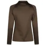 Achterzijde Eskadron Half Zip Shirt Platinum Teak Brown