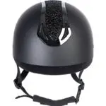 Voorzijde Harry's Horse cap Pro F2 Matt Crystal Zwart/Zwart
