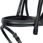 Neusriem Harry's Horse Hoofdstel Nero zwart/zilver