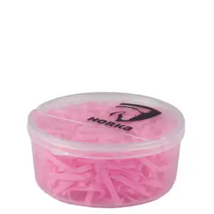 Horka Invlecht Elastiekjes Breed Roze in bakje