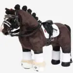 Sfeerfoto dressuurzadel LeMieux Toy Pony zwart