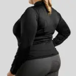 Achterzijde longsleeve Briella Curva Montar zwart