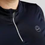 Detail crystal steentjes Montar Everly shirt Curve Dark Navy