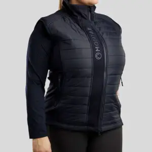 Montar bodywarmer Emma Curve dark navy voorzijde