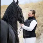 Sfeerfoto Montar bodywarmer Emma Curve zwart