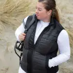Lifestyle foto Bodywarmer Montar Emma Curve zwart