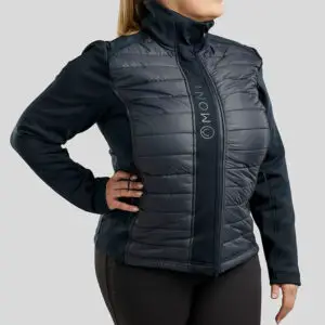 Montar jas Emma Curve dark navy voorzijde