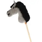 Zijaanzicht Hobby Horse QHP Grijs