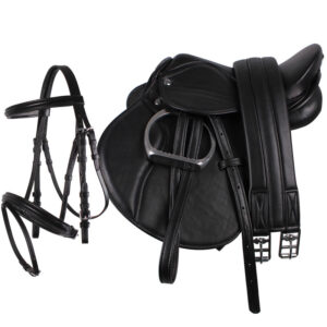QHP zadelset Compleet zwart