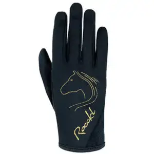 Roeckl Tryon Junior zwart bovenzijde