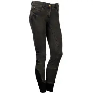 Harry's Horse Rijbroek Novi Denim Full Grip Jet Black