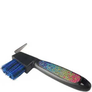 Horka Hoevenkrabber Met Borstel Rainbow Zwart/Rainbow