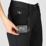 Detail Powerbank Horka Beheizte Reithose Blizzard Schwarz