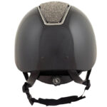 Rijhelm BR Omega Glamourous Glossy Zwart/Gunmetal achterzijde