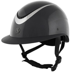 BR Rijhelm Theta Plus Glossy Zwart/Gunmetal