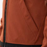Detail zakken BR Softshell Jas Flora Kids Roasted Russet