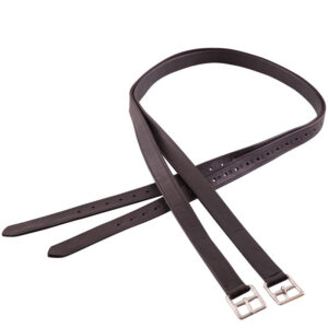 BR beugelriemen kalfsleder zwart