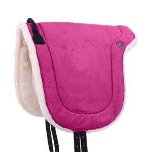 Bareback Pad QHP Rose Fuchsia zijaanzicht