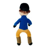 Ruiter Pim ponyrijder Crafty Ponies achterzijde