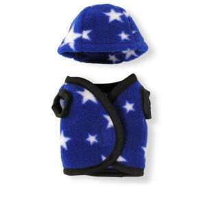 Crafty Ponies blauwe ster Cap overtrek En Vest