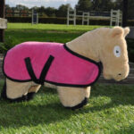 Fleecedeken Crafty Ponies Roze lifestyle foto