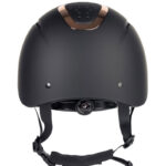 Harry's Horse Mont Denali II veiligheidscap achterzijde Zwart/Rosegoud