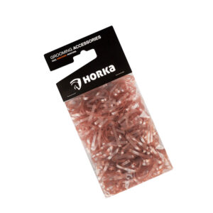 Horka Invlecht Elastiekjes Breed Rosegoud