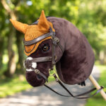 Lifestyle foto LeMieux Hobby Horse Fly Hood Ginger