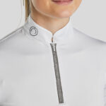 Montar Wedstrijdshirt MoGaia wit detail kraag