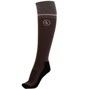 Paardrijsokken BR Joanne Raisin Brown