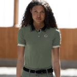 Lifestyle afbeelding Poloshirt Kingsland KLLaura Green Agave