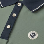 Detail Poloshirt Kingsland KLLorenzo Heren Green Agave