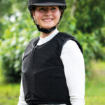 Lifestyle foto QHP Bodyprotector Cover Glitter Zwart Adult