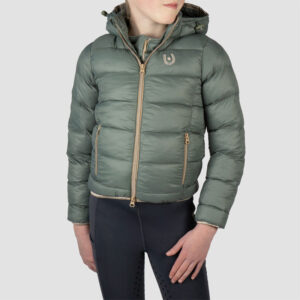 Red Horse Jas Myo Kids Hunter Green voorzijde