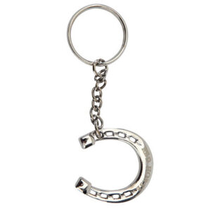 Red Horse Sleutelhanger Hoefijzer Zilver