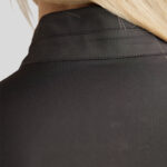 Achterkant kraag Shirt Montar MoPearl Pintuck Slate Grey