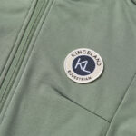 Detail KL badge Vest Kingsland KLLucy Green Agave