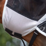 Detail sluiting QHP vliegenmasker Solaire