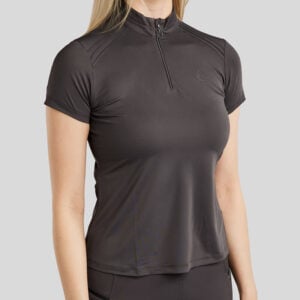Shirt Montar MoPearl Pintuck Slate Grey voorzijde